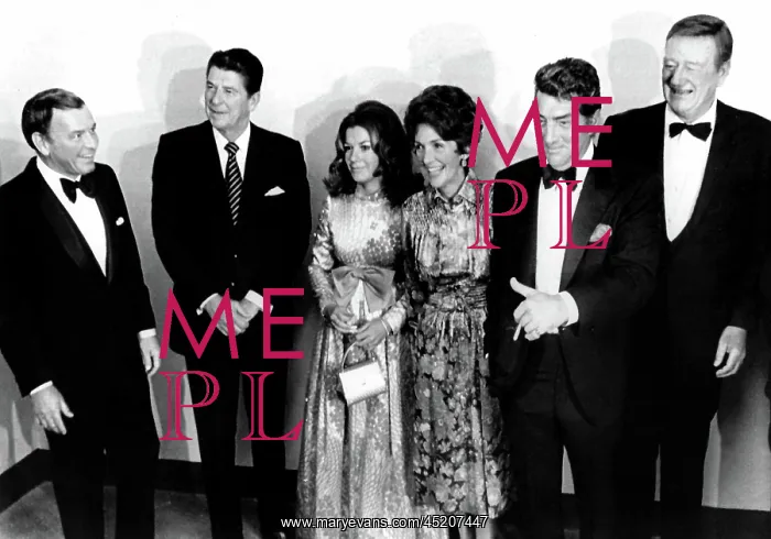 : Frank Sinatra, Gov. Ronald Reagan, Vicki ? : Frank Sinatra, Gov. Ronald Reagan, Vicki ?