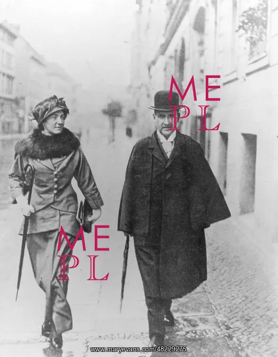: Frank Wedekind with his wife : Frank Wedekind with his wife