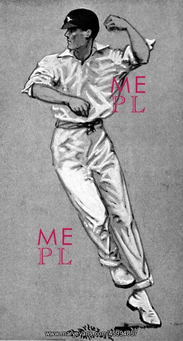 : Frank Woolley Bowling, 1920 : Frank Woolley Bowling, 1920