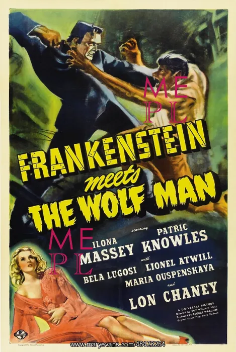 : Frankenstein meets the wolf man a 1943 American : Frankenstein meets the wolf man a 1943 American