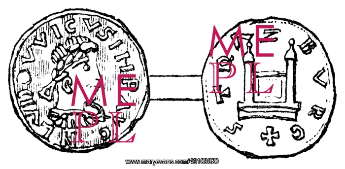 : Frankish Empire, denarius : Frankish Empire, denarius