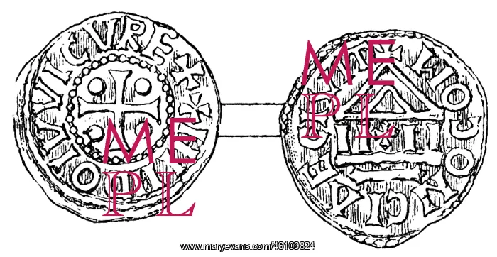  : Frankish Empire, denarius