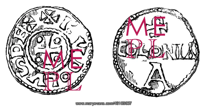 : Frankish Empire, denarius : Frankish Empire, denarius