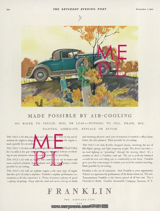 : FRANKLIN CAR ADVERT : FRANKLIN CAR ADVERT