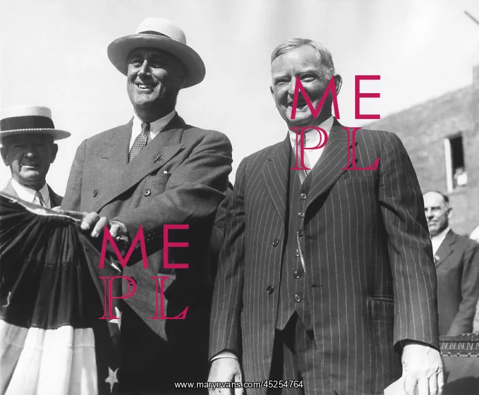 : Franklin Roosevelt campaigning with John Garner : Franklin Roosevelt campaigning with John Garner