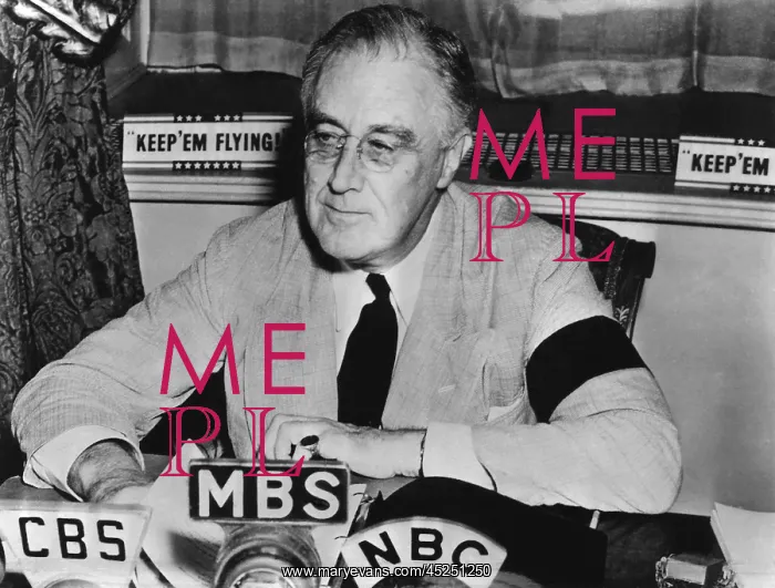 : Franklin Roosevelt in Fireside Chat about German : Franklin Roosevelt in Fireside Chat about German