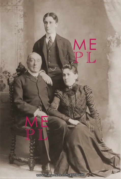 : Franklin Roosevelt with his mother and father ? : Franklin Roosevelt with his mother and father ?