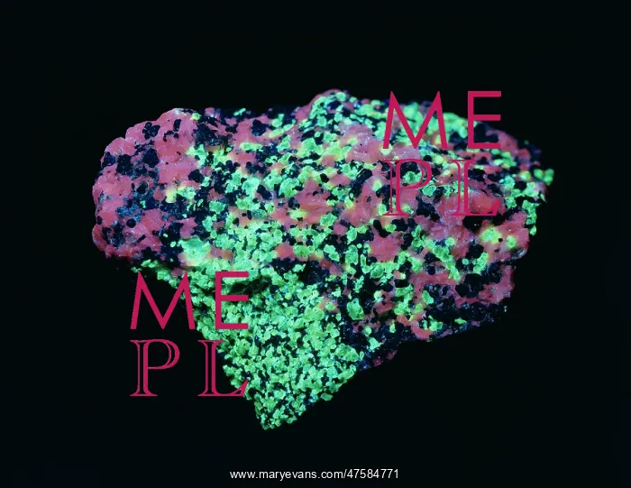 : Franklinite, fluorescing : Franklinite, fluorescing