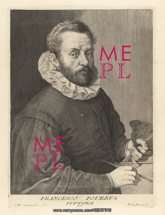 : Frans Pourbus the Younger, Flemish painter, 1569 - oae1622 : Frans Pourbus the Younger, Flemish painter, 1569 - oae1622