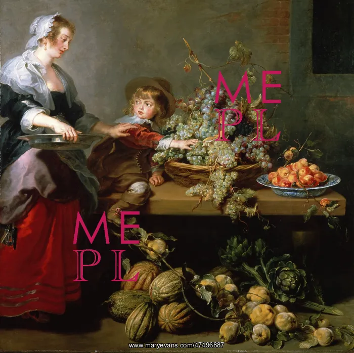 : Frans Rubens with his Nursemaid : Frans Rubens with his Nursemaid