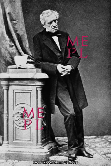 : Franz Grillparzer, 1861 : Franz Grillparzer, 1861