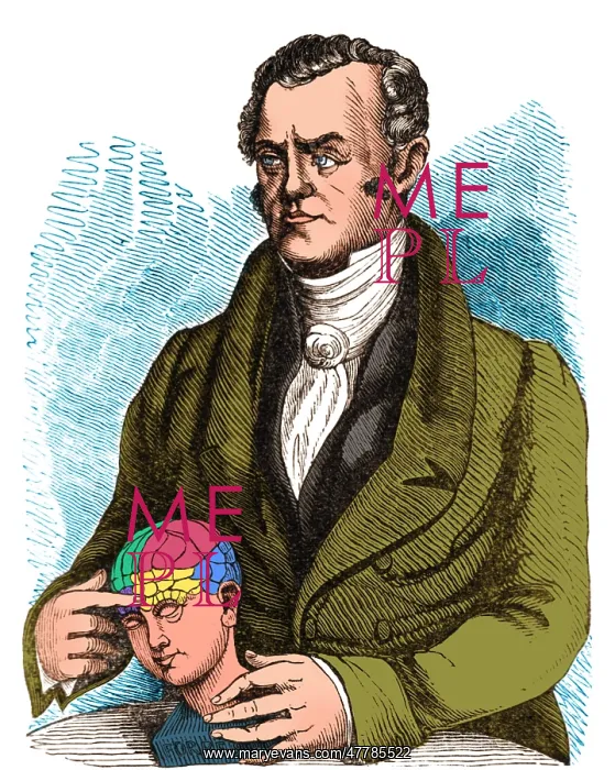 : Franz Joseph Gall, German Phrenologist : Franz Joseph Gall, German Phrenologist