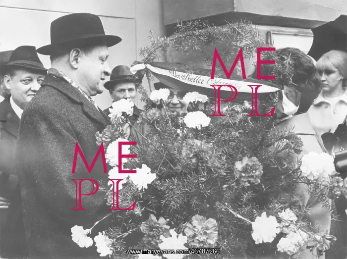 : Franz Olah at the end of his trial : Franz Olah at the end of his trial