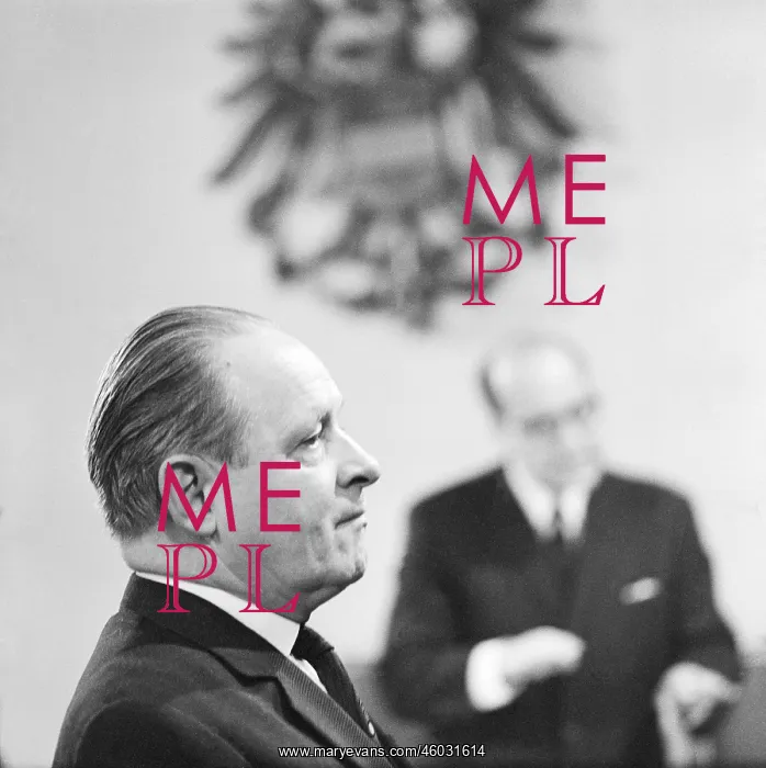 : Franz Olah at his trial : Franz Olah at his trial