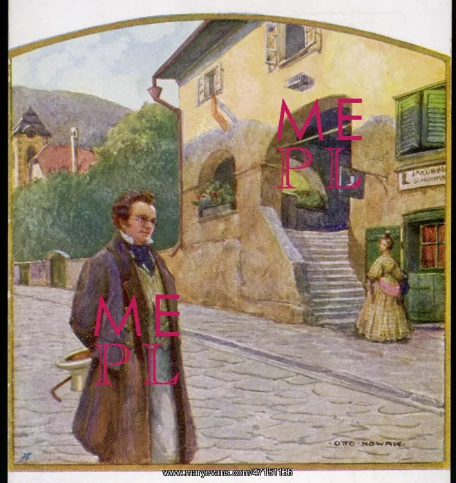 : Franz Schubert, Austrian composer and musician : Franz Schubert, Austrian composer and musician