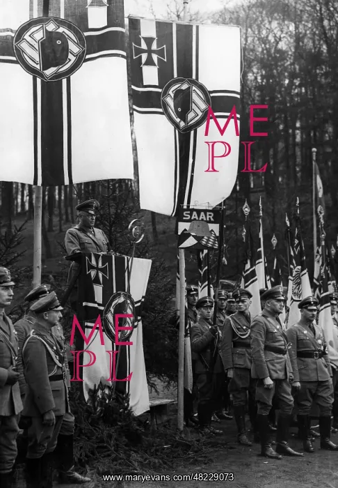: Franz Seldte in Saarbruecken, 1935 : Franz Seldte in Saarbruecken, 1935