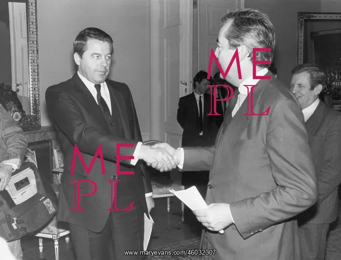 : Franz Vranitzky and Alois Mock : Franz Vranitzky and Alois Mock