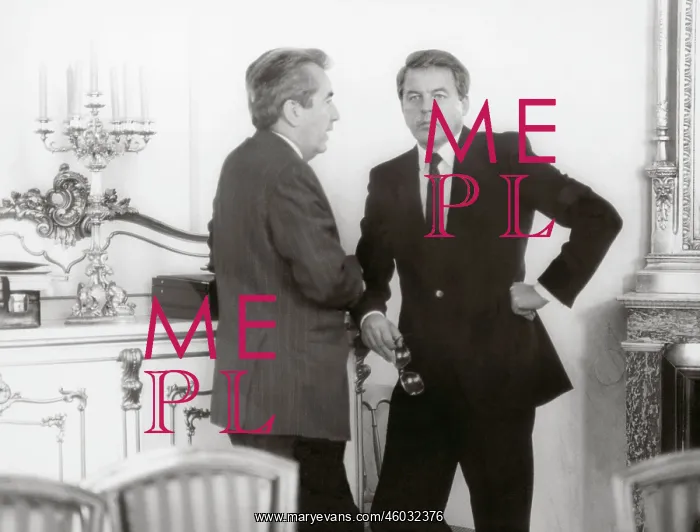 : Franz Vranitzky and Alois Mock : Franz Vranitzky and Alois Mock