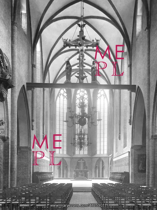 : The Franziskaner-Klosterkirche in Berlin, 1936 : The Franziskaner-Klosterkirche in Berlin, 1936