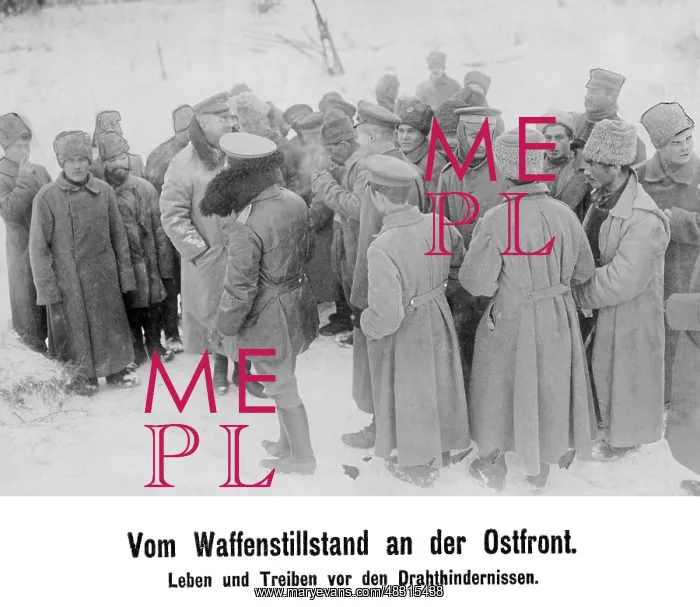: Fraternization of Russian and German soldiers : Fraternization of Russian and German soldiers