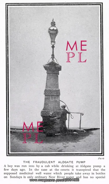 : Fraudulent Aldgate Pump : Fraudulent Aldgate Pump