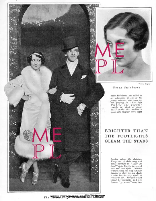 : Fred and Adele Astaire in Lady Be Good at the Empire Theatre : Fred and Adele Astaire in Lady Be Good at the Empire Theatre
