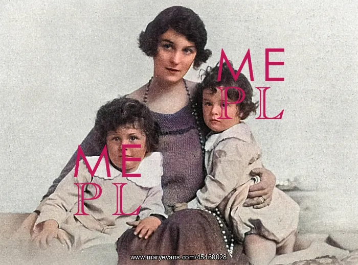 : Freda Dudley Ward and daughters : Freda Dudley Ward and daughters