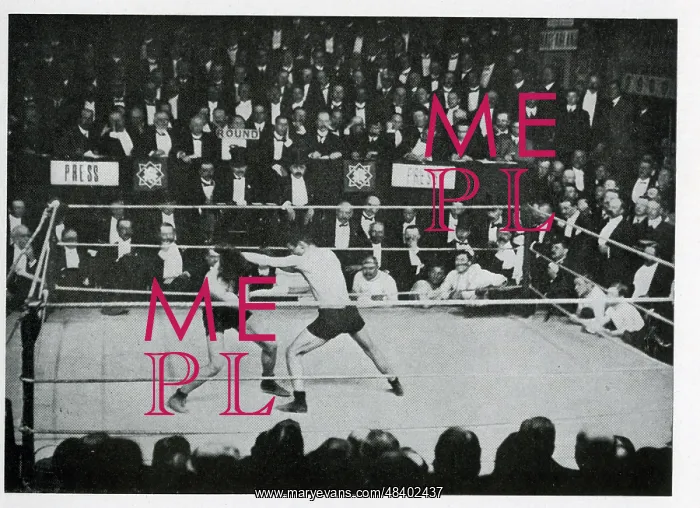 : Freddie Welsh and Packy McFarland in boxing match : Freddie Welsh and Packy McFarland in boxing match