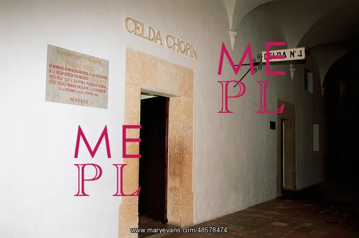 : Frederic Chopin. The Carthusian. Cell 4. Valldemosa. Mallorc : Frederic Chopin. The Carthusian. Cell 4. Valldemosa. Mallorc