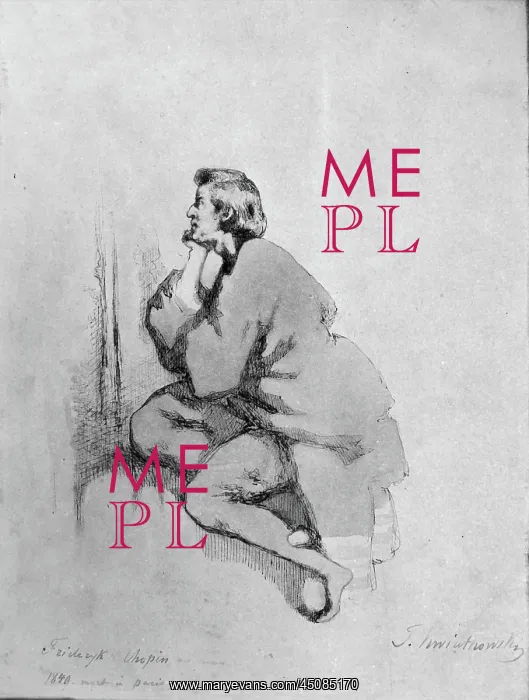 : Frederic Chopin, drawing : Frederic Chopin, drawing