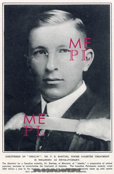 : Frederick Banting : Frederick Banting