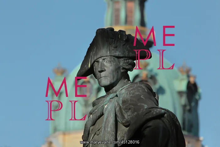 : Frederick the Great statue, Charlottenburg Palace : Frederick the Great statue, Charlottenburg Palace