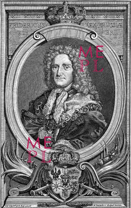 : Frederick I, 11.7.1657 - 25.2.1713, King in Prussia : Frederick I, 11.7.1657 - 25.2.1713, King in Prussia