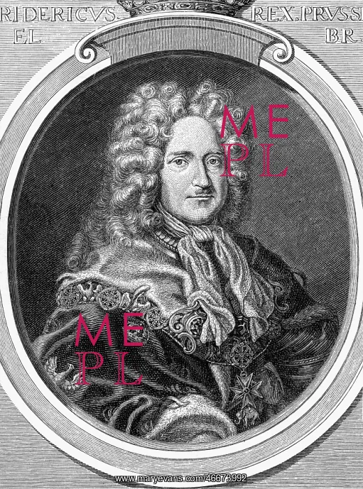 : Frederick I, 11.7.1657 - 25.2.1713, King in Prussia : Frederick I, 11.7.1657 - 25.2.1713, King in Prussia