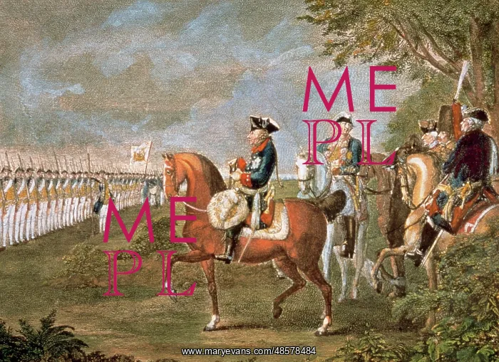 : Frederick II the Great (1712-1786). Troops before the king : Frederick II the Great (1712-1786). Troops before the king