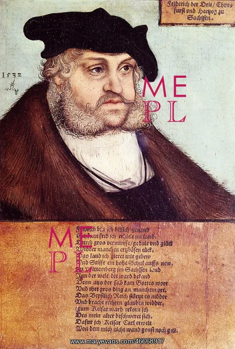 : Frederick III the Wise, 17.1.1486 - 5.5.1525 : Frederick III the Wise, 17.1.1486 - 5.5.1525