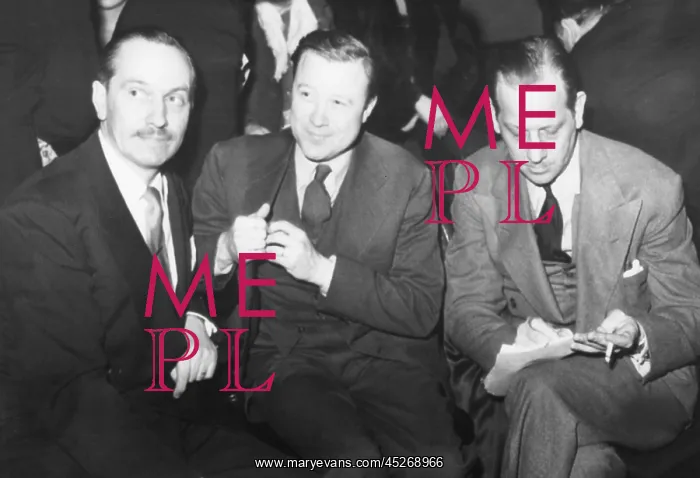: Frederick March, Walter Reuther, and Melvyn Douglas : Frederick March, Walter Reuther, and Melvyn Douglas