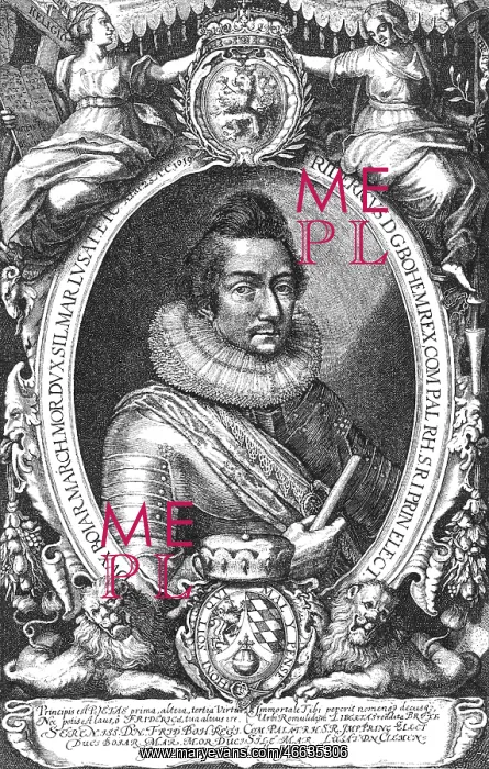 : Frederick V, 16.8.1596 - 21.11.1632, Elector : Frederick V, 16.8.1596 - 21.11.1632, Elector