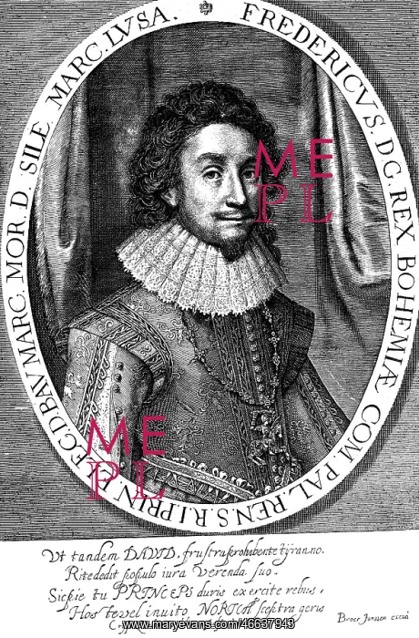 : Frederick V, 16.8.1596 - 21.11.1632, Elector : Frederick V, 16.8.1596 - 21.11.1632, Elector