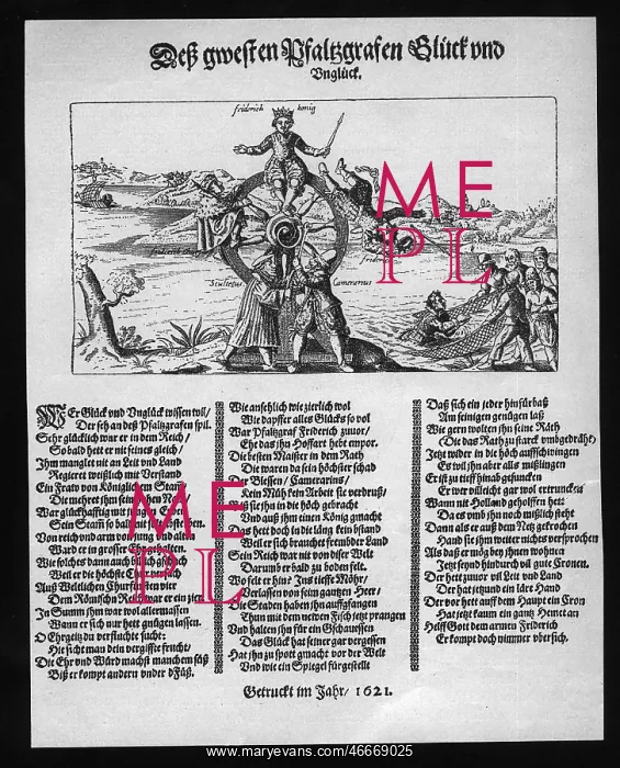 : Frederick V, 16.8.1596 - 21.11.1632, Elector : Frederick V, 16.8.1596 - 21.11.1632, Elector