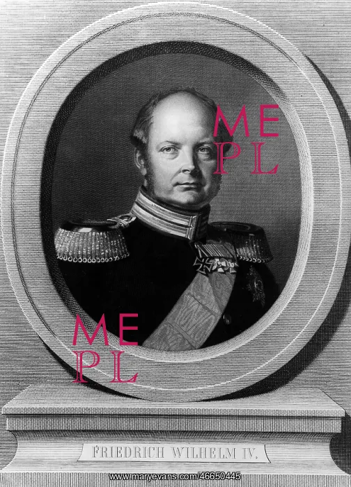 : Frederick William IV, 15.10.1795 - 2.1.1861 : Frederick William IV, 15.10.1795 - 2.1.1861