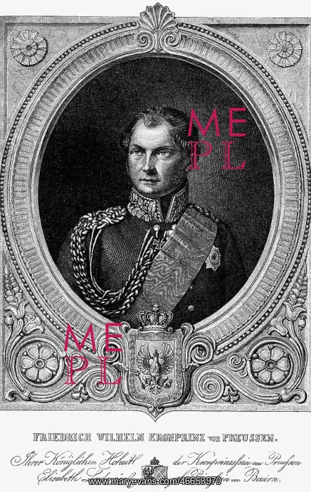 : Frederick William IV, 15.10.1795 - 2.1.1861 : Frederick William IV, 15.10.1795 - 2.1.1861