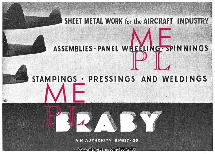 : Fredk Braby - Pressings, Stampings & Sheet Metal Work : Fredk Braby - Pressings, Stampings & Sheet Metal Work