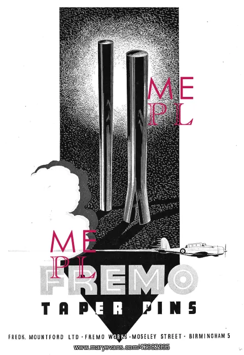 : Fredk Mountford Fremo Taper Pins : Fredk Mountford Fremo Taper Pins
