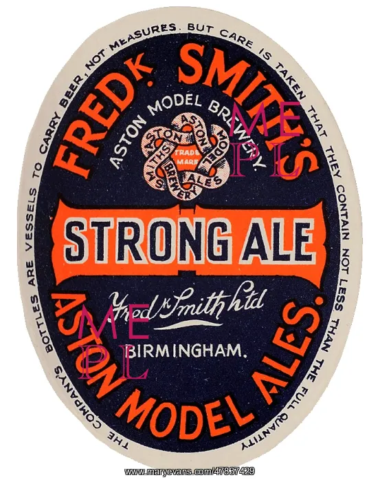 : Fredk. Smith's Strong Ale : Fredk. Smith's Strong Ale