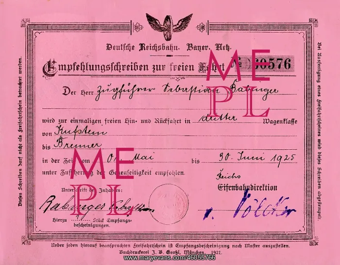  : Free train ticket, Kufstein - Brenner