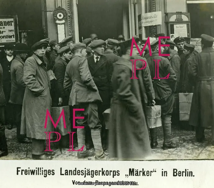 : Freikorps Maercker, around 1919 : Freikorps Maercker, around 1919