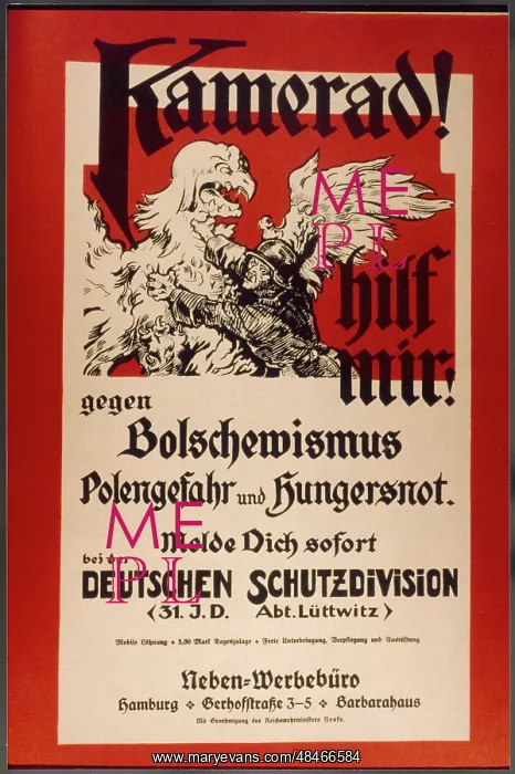 : FREIKORPS RECRUIT / 1918 / 9 : FREIKORPS RECRUIT / 1918 / 9