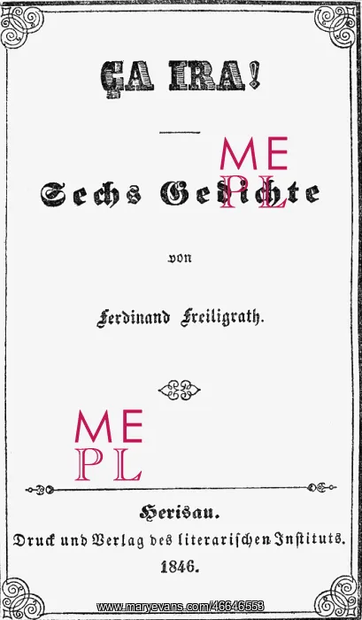 : Freiligrath, Ferdinand, 17.6.1810 - 18.3.1876 : Freiligrath, Ferdinand, 17.6.1810 - 18.3.1876
