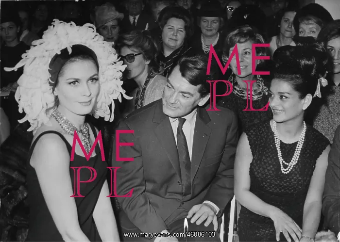 : The French actor Jean Marais during a presentation : The French actor Jean Marais during a presentation